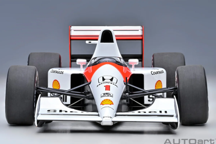 Volante - Ayrton Senna McLaren MP4/6 #2 ganhador japonês GP 1991 - Imagem 4