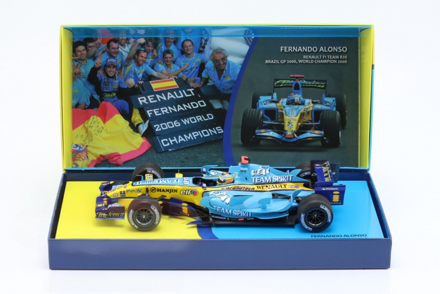 Fernando Alonso - Formula 1 Renault R26 GP Brasil 1:18 - Imagem 2
