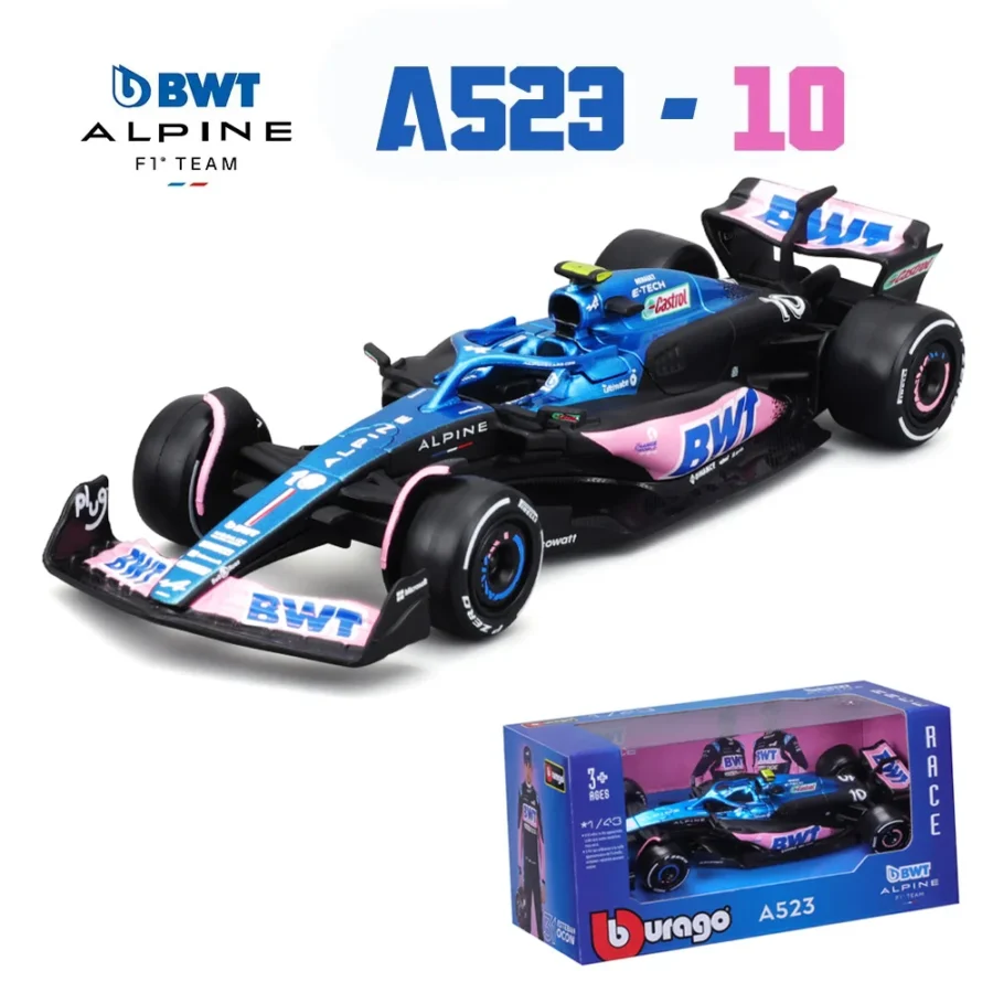 Bburago 1:43 2024 RB20 SF24 W14 W13 SF23 MCL60 RB19 RB18 W12 F1 Racing Formula Car Static Simulation Diecast Alloy Model Car - Image 16