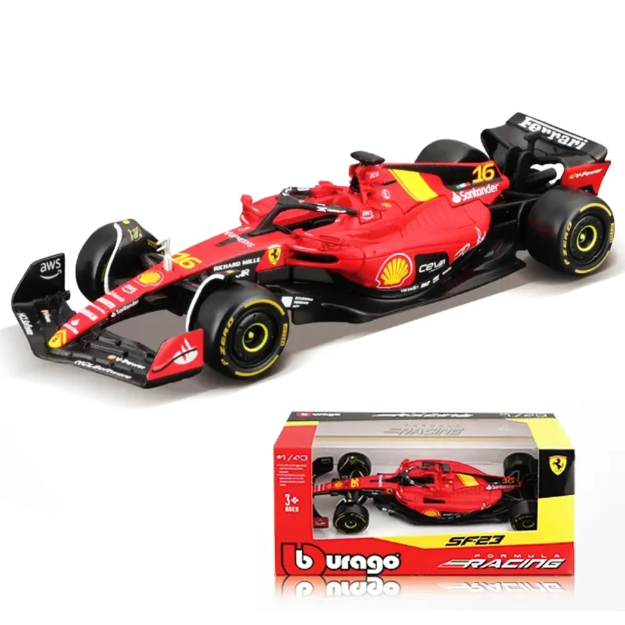 Bburago 1:43 2024 RB20 SF24 W14 W13 SF23 MCL60 RB19 RB18 W12 F1 Racing Formula Car Static Simulation Diecast Alloy Model Car - Image 18