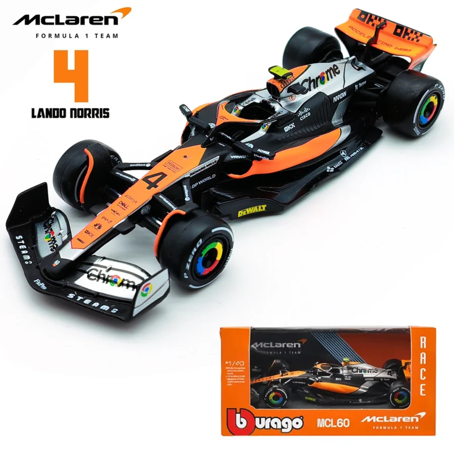 Bburago 1:43 2024 RB20 SF24 W14 W13 SF23 MCL60 RB19 RB18 W12 F1 Racing Formula Car Static Simulation Diecast Alloy Model Car - Image 15