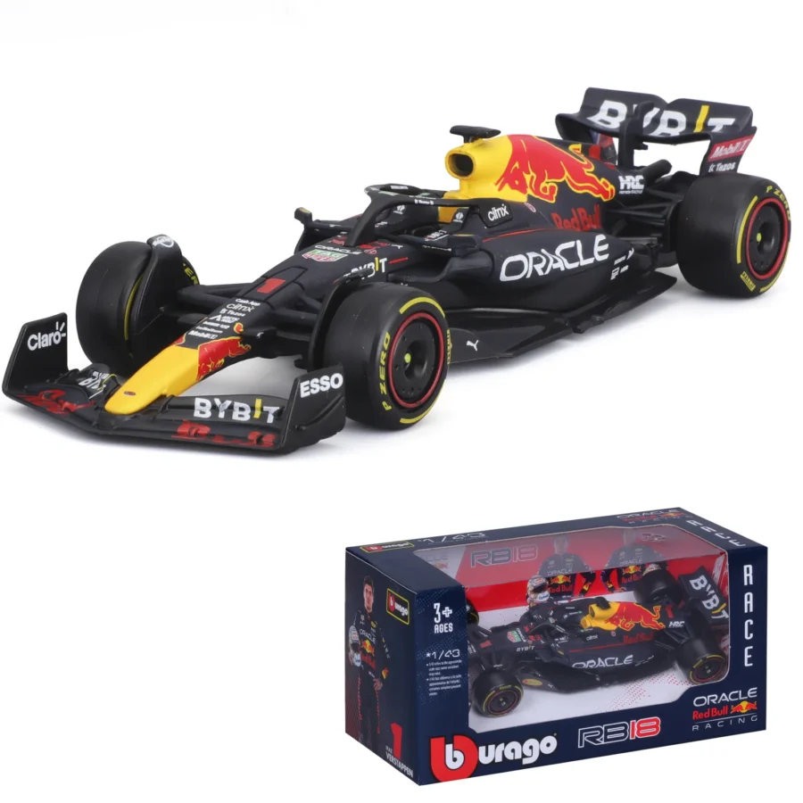 Bburago 1:43 2024 RB20 SF24 W14 W13 SF23 MCL60 RB19 RB18 W12 F1 Racing Formula Car Static Simulation Diecast Alloy Model Car - Image 13