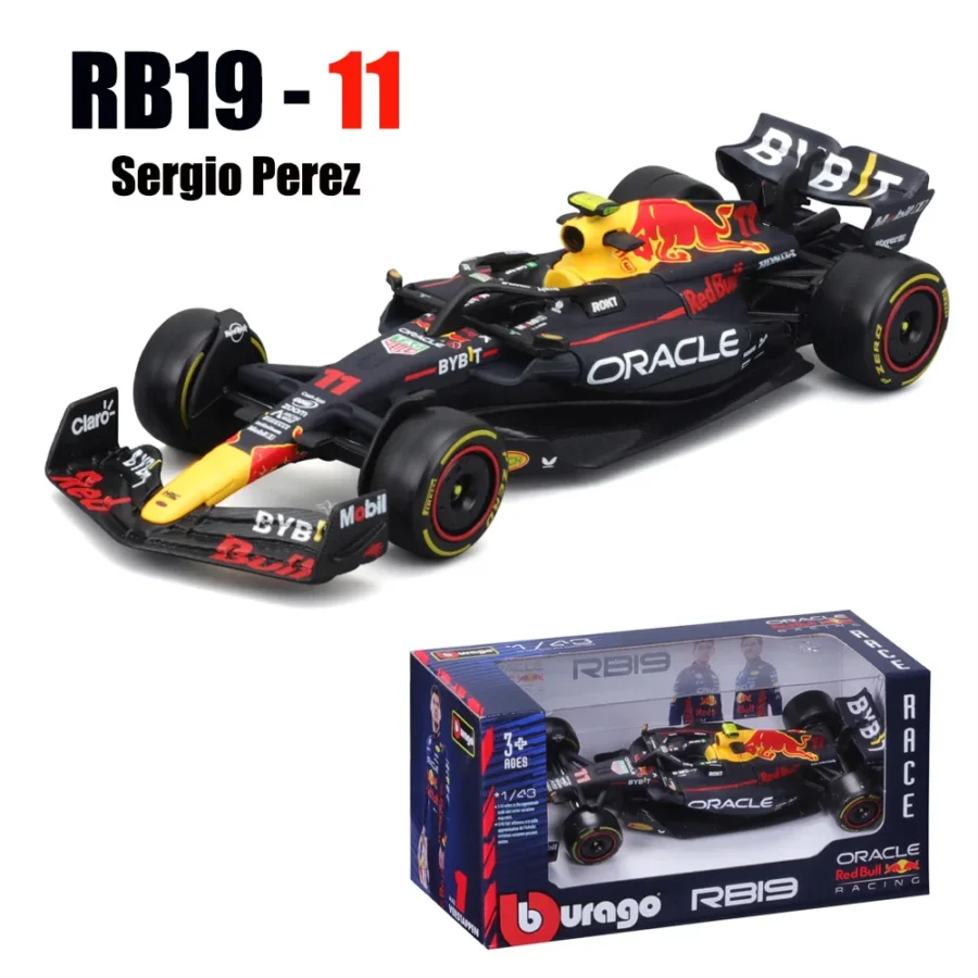 Bburago 1:43 2024 RB20 SF24 W14 W13 SF23 MCL60 RB19 RB18 W12 F1 Racing Formula Car Static Simulation Diecast Alloy Model Car - Image 5