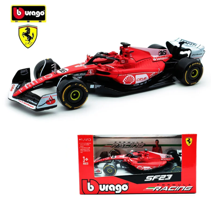 Bburago 1:43 2024 RB20 SF24 W14 W13 SF23 MCL60 RB19 RB18 W12 F1 Racing Formula Car Static Simulation Diecast Alloy Model Car - Image 20