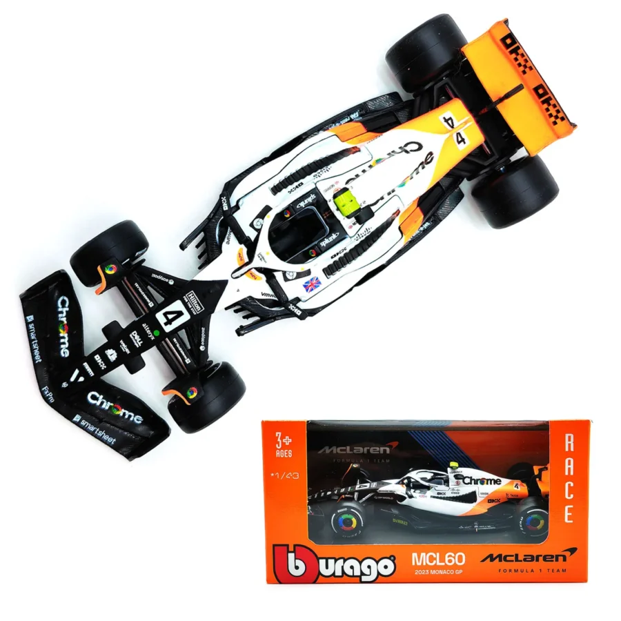 Bburago 1:43 2024 RB20 SF24 W14 W13 SF23 MCL60 RB19 RB18 W12 F1 Racing Formula Car Static Simulation Diecast Alloy Model Car - Image 26